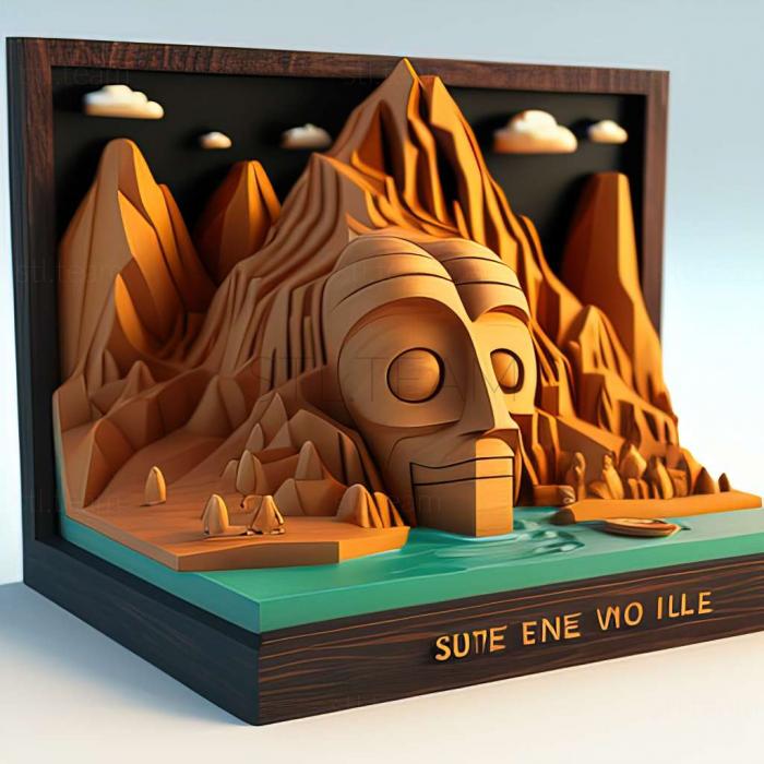 3D model Sea of Solitude game (STL)